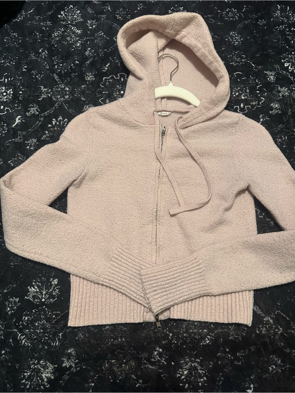 garage pink sweater size XS
